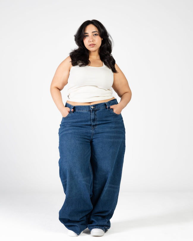 The baggy blue Hover Image